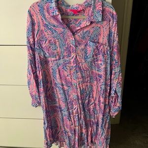 Lilly Pulitzer cover-up dress
